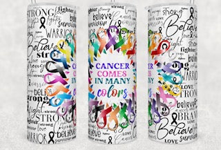 Cancer Comes In Many Colors Ribbons