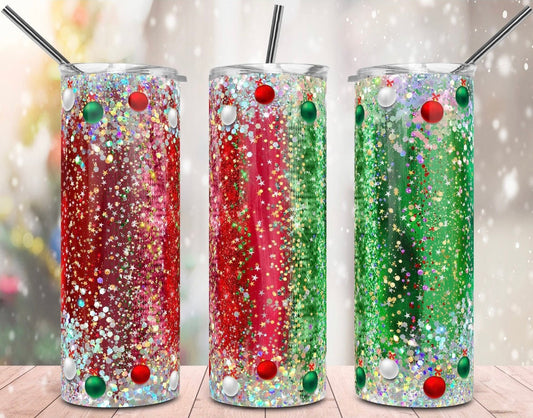 Red & Green Glitter