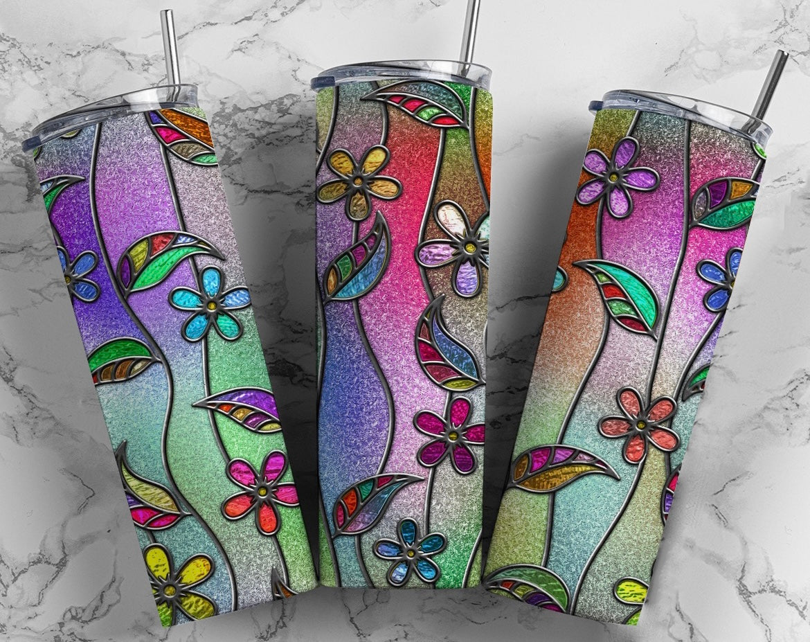 Stained Glass Flowers