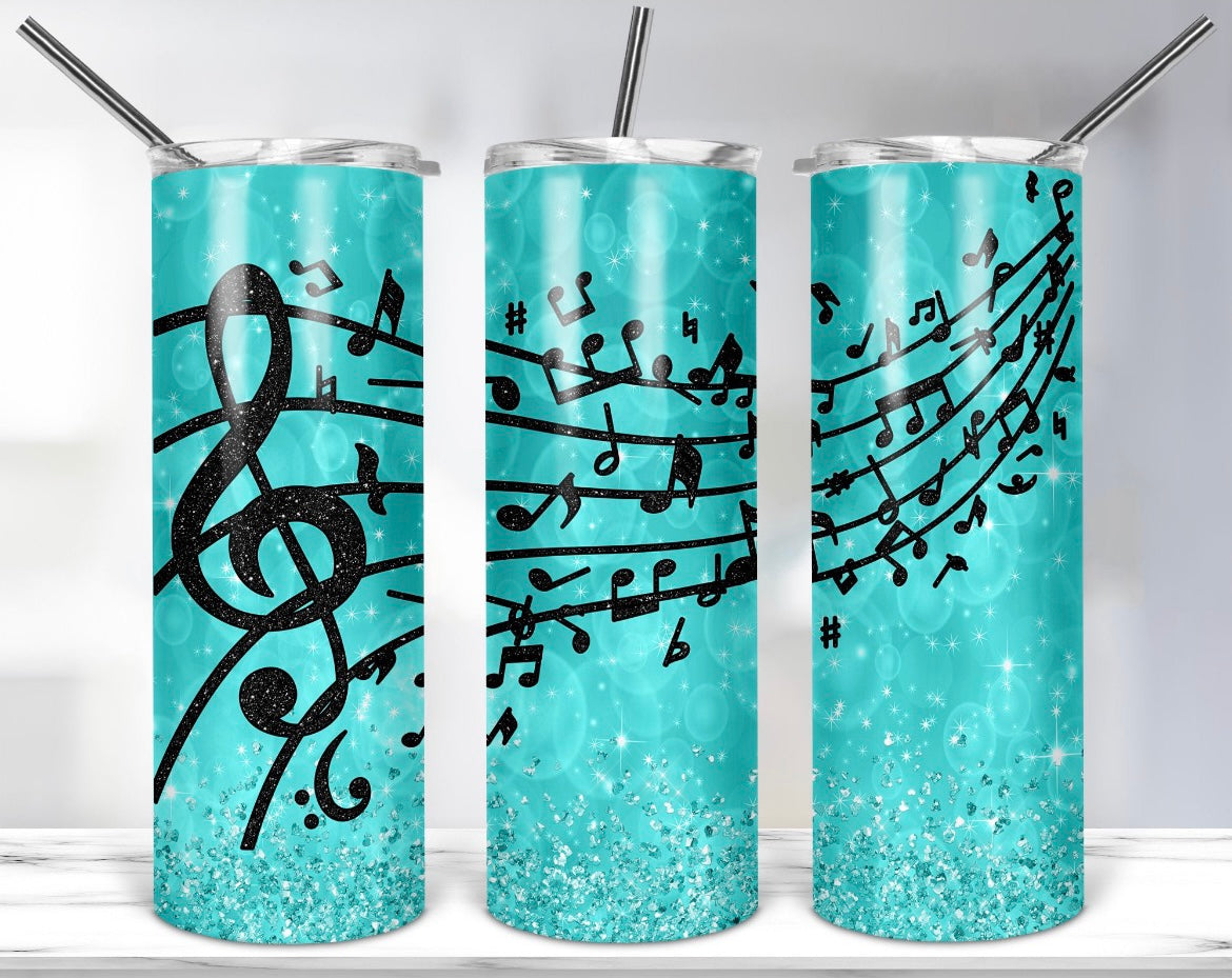 Aqua Music Notes