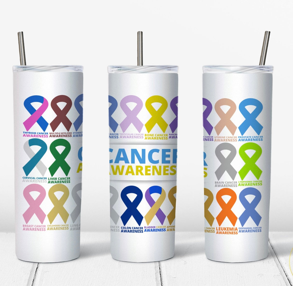 Cancer Awareness Ribbons