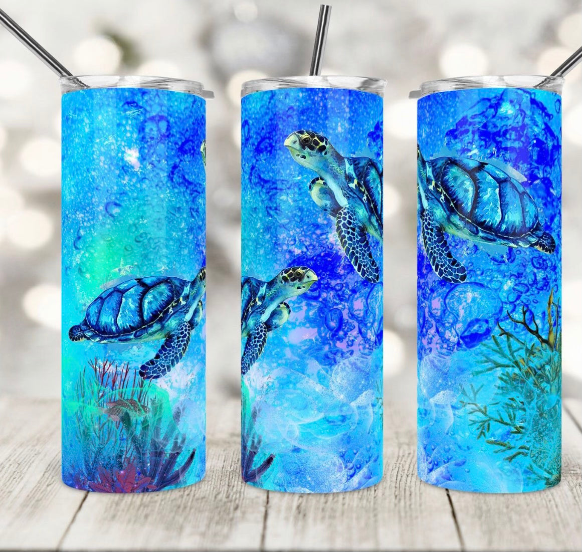 Deep Blue Sea Turtles