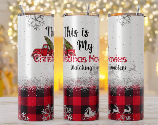 Christmas Movies Tumbler