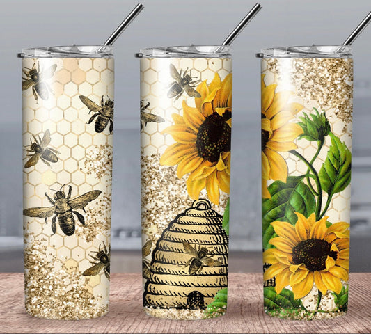 Sunflowers and Bees