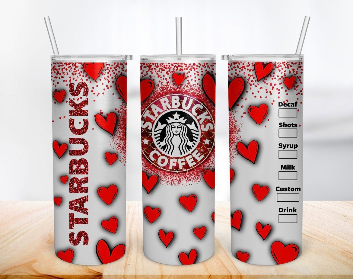Starbucks Hearts