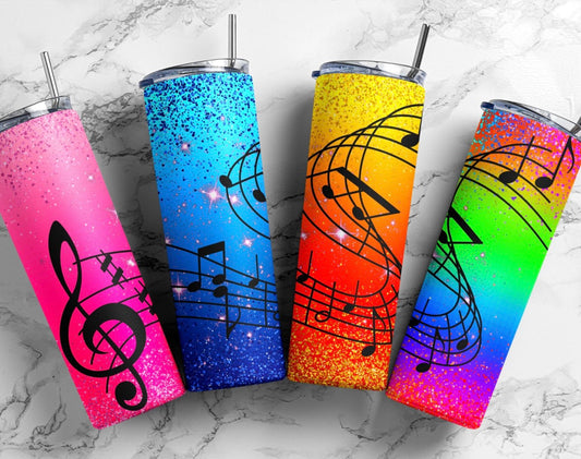 Rainbow Music Notes